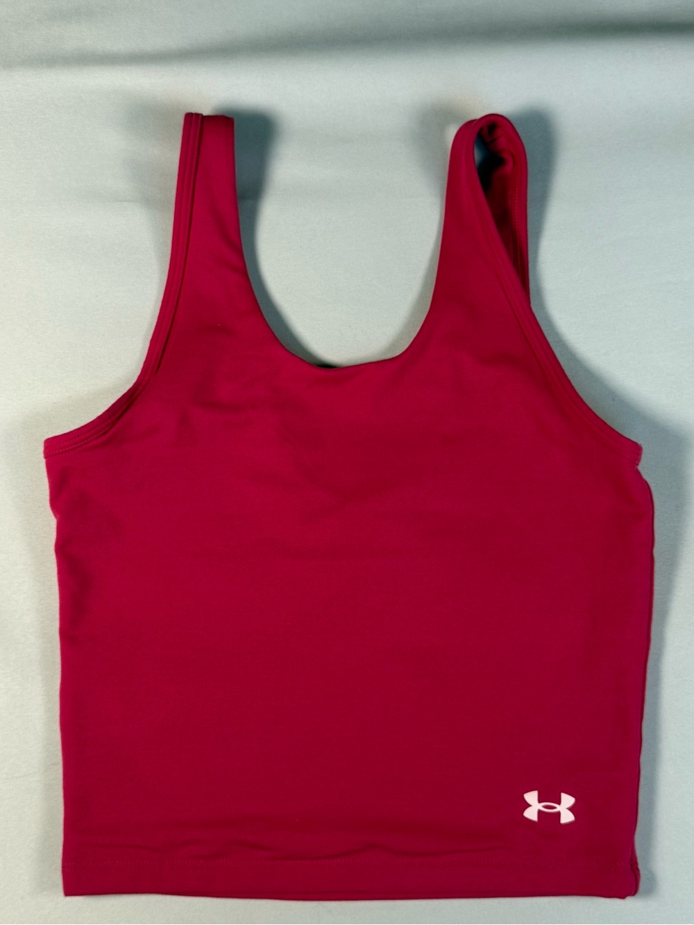 Under Armour Hot Pink Performance Crop Tank